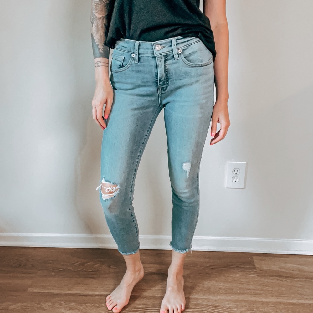 Lucky Brand Ava Mid Rise Crop Jeans